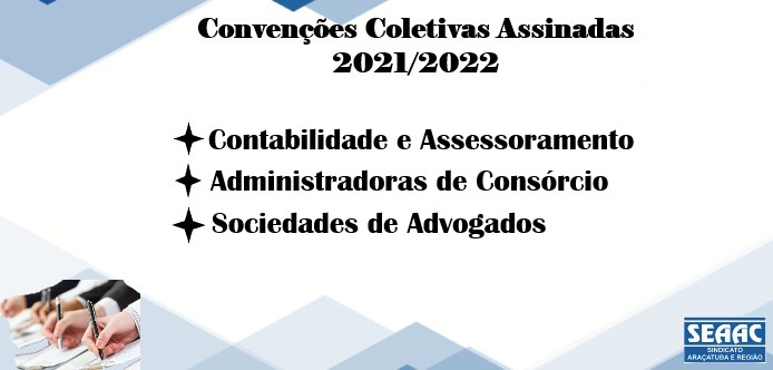 Convenção Coletiva Assinadas 2021/2022